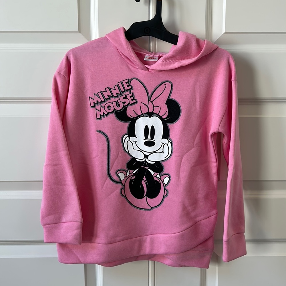 Kids Minnie Mouse Hooded Sweatershirt